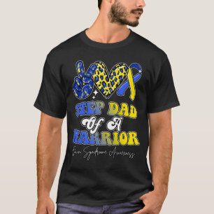 T-shirt Étape Papa Guerrier Vers le bas Famille de sensibi