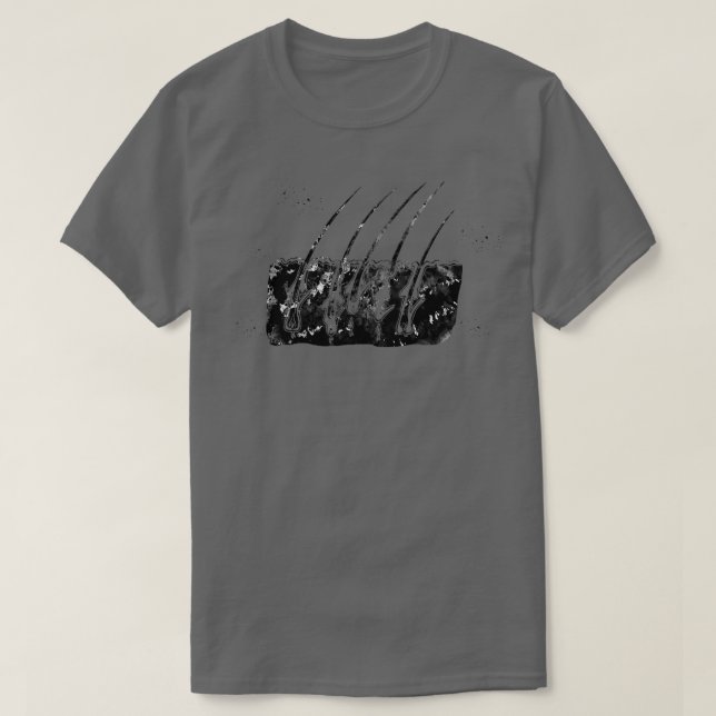 T-shirt Étapes de croissance des cheveux 2 (Design devant)