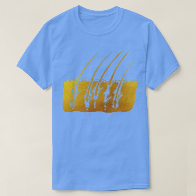 T-shirt Étapes de croissance des cheveux 4 (Design devant)