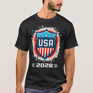 T-shirt Étas-Unis 2028 Allez États-Unis Sport États-Unis 2