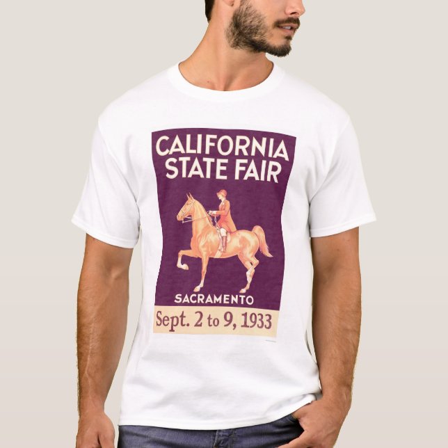 T-shirt État 1933 de la Californie juste (Devant)