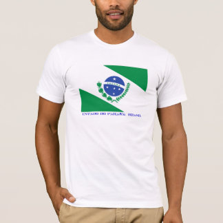T-shirt État brésilien de drapeau de Paraná