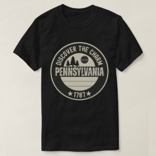 T-shirt État clef - Cadeau de Pennsylvanie