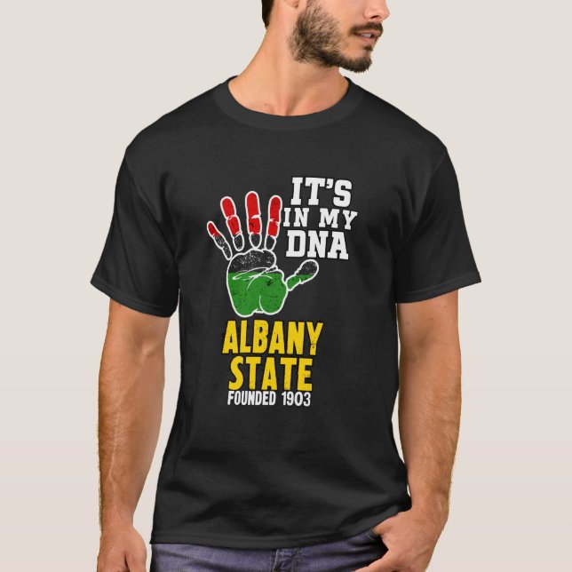T-shirt État d'Albany, ASU, Conception de souvenir HBC (Devant)