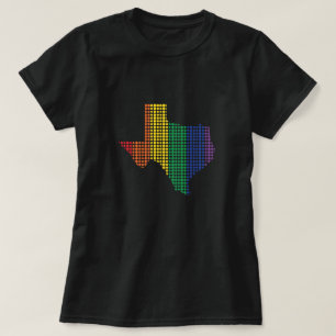 T-shirt État d'arc-en-ciel du Texas