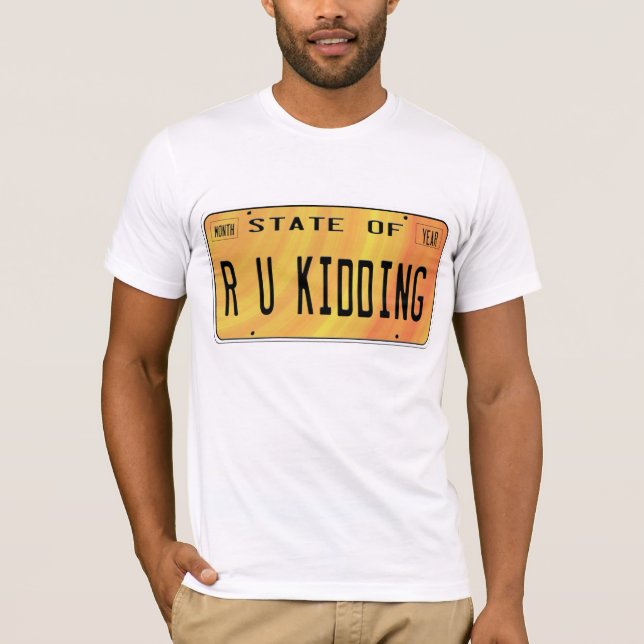 T-shirt État de badiner de R U (Devant)