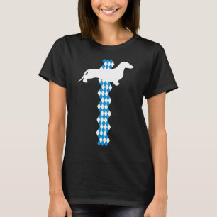 T-shirt État De Bavière - Dachshund À Courte Haine