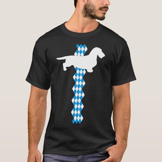 T-shirt État De Bavière - Dachshund Dachshund (Devant)