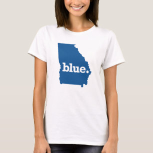 T-SHIRT ÉTAT DE BLEU DE LA GÉORGIE