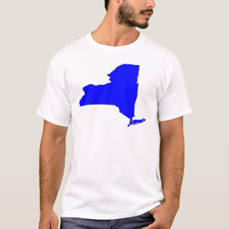 T-shirt État de bleu de NY
