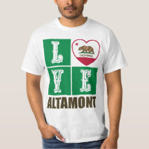 Etat de Californie - Drapeau Coeur Altamont