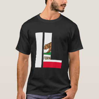 T-shirt Etat de Californie Drapeau Illinois IL Cities et S