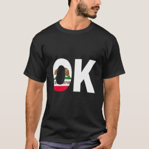 T-shirt Etat de Californie Drapeau Oklahoma OK Villes et S