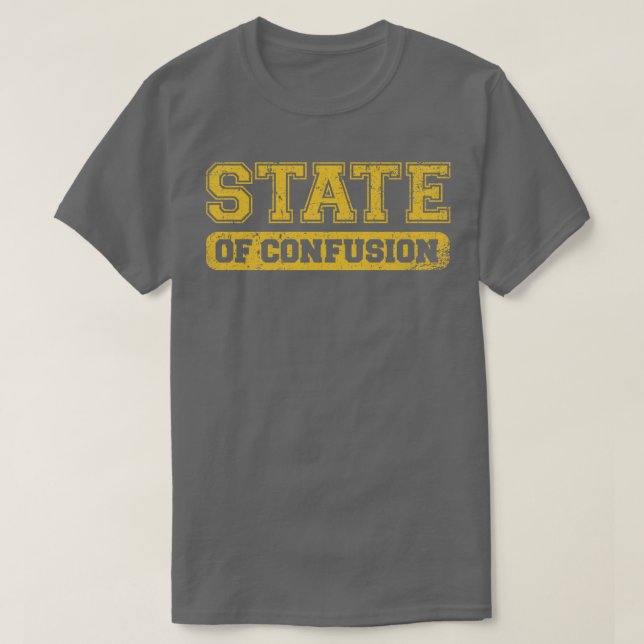 T-shirt État de confusion (Design devant)