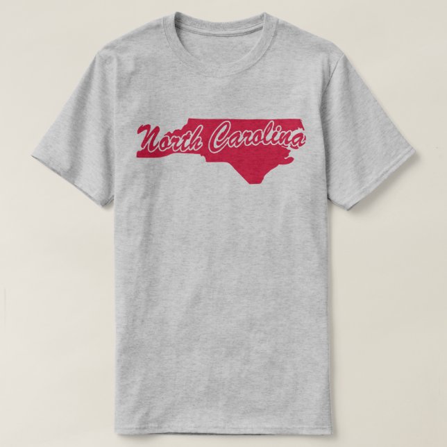 T-shirt État De Forme De Caroline Du Nord (Design devant)