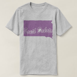 T-shirt État De Forme Du Dakota Du Sud