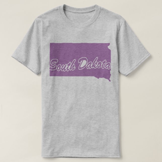 T-shirt État De Forme Du Dakota Du Sud (Design devant)