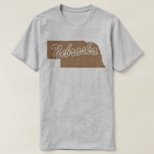 T-shirt État De Forme Nebraska