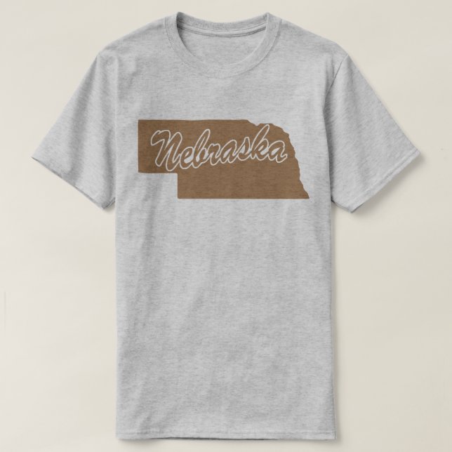 T-shirt État De Forme Nebraska (Design devant)