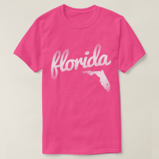 T-shirt État de la Floride dans le rose