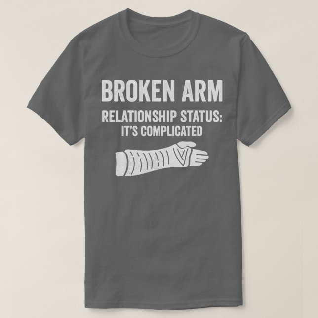 T-shirt État de la relation de bras cassé Son Bro compliqu (Design devant)