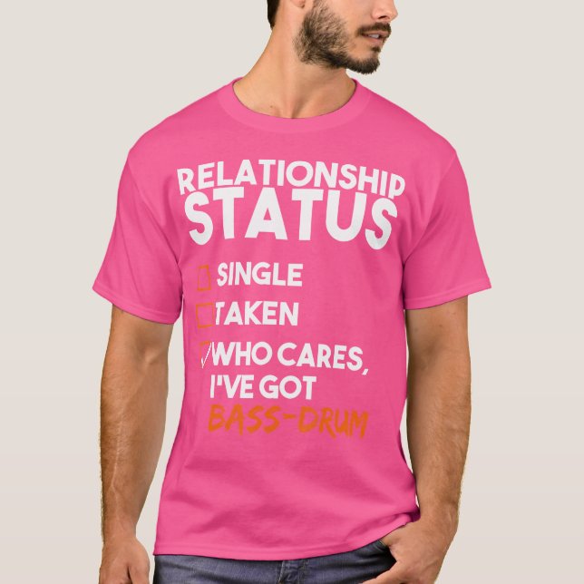 T-shirt État De La Relation J'Ai Basse-Tambour Funny Sarca (Devant)