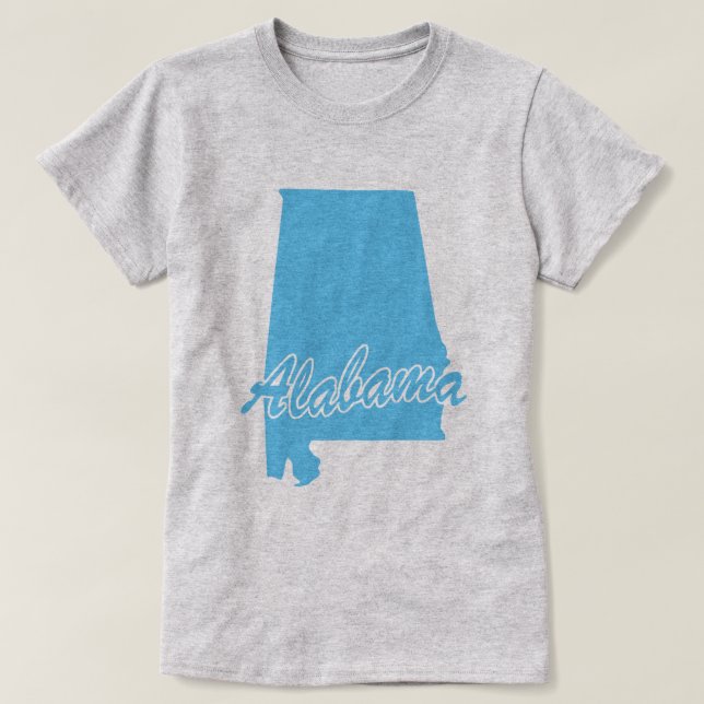T-shirt État De L'Alabama (Design devant)
