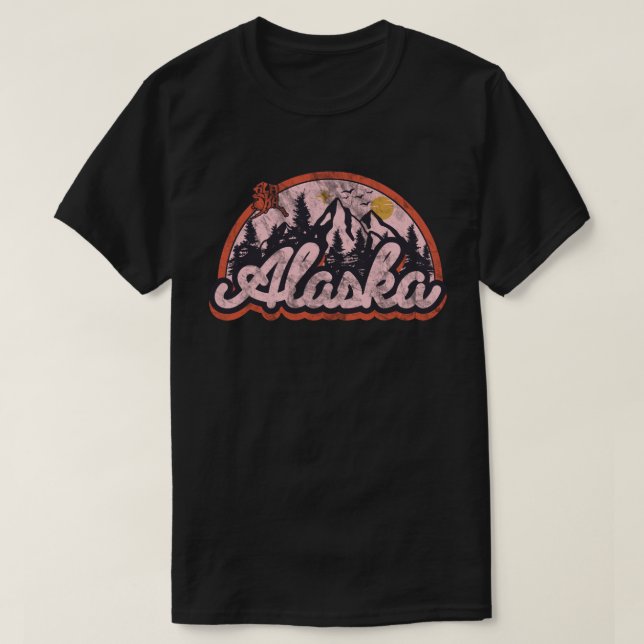 T-shirt État de l'Alaska (Design devant)