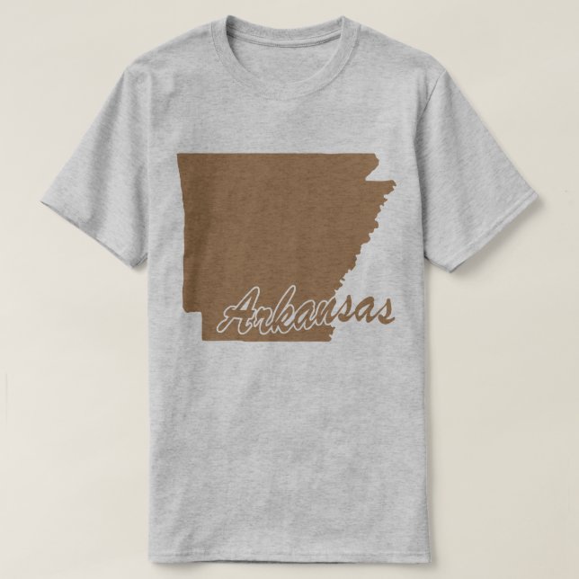 T-shirt État de l'Arkansas (Design devant)