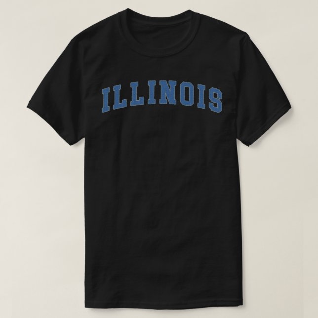 T-shirt État de l'Illinois (Design devant)