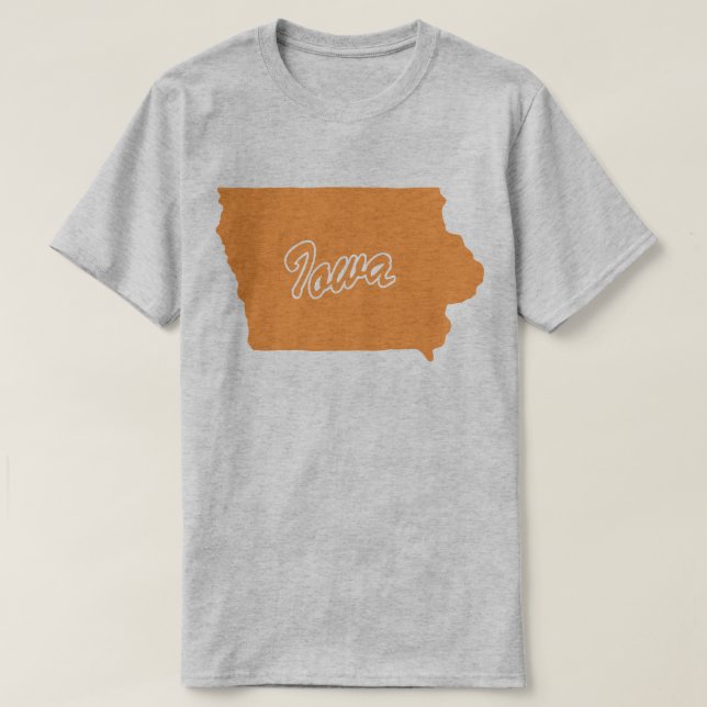 T-shirt État de l'Iowa (Design devant)