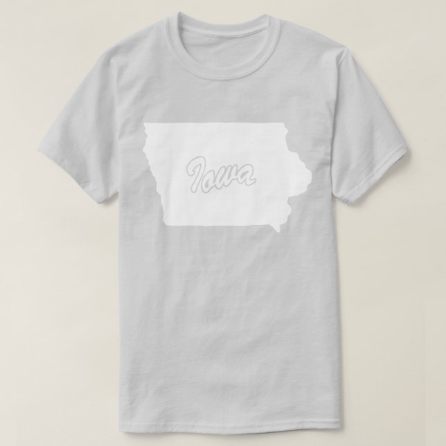 T-shirt État de l'Iowa (Design devant)
