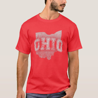 T-shirt État de l'Ohio États-Unis Style Varsity