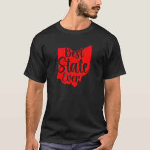 T-shirt État de l'Ohio Ohio Meilleur État Jamais