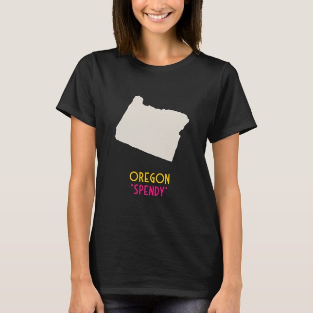 T-shirt État de l'Oregon (Devant)