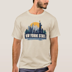 T-shirt État de New York, États-Unis d'Amérique