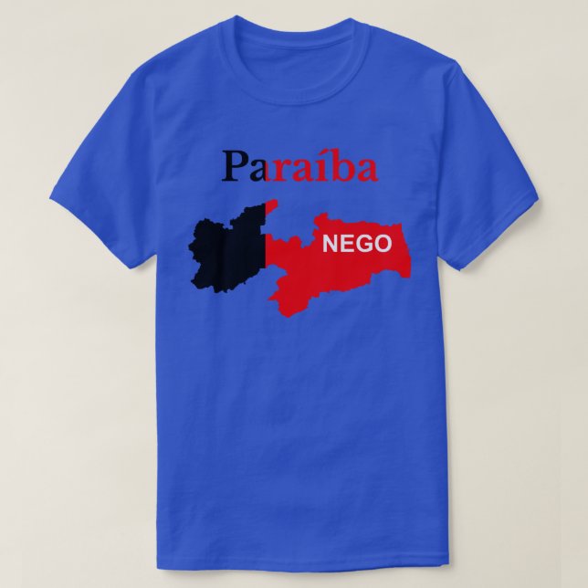 T-shirt État de Paraiba Brésil (Design devant)