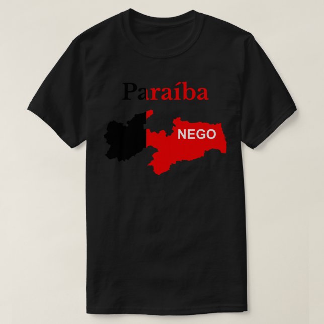 T-shirt État de Paraiba Brésil (Design devant)