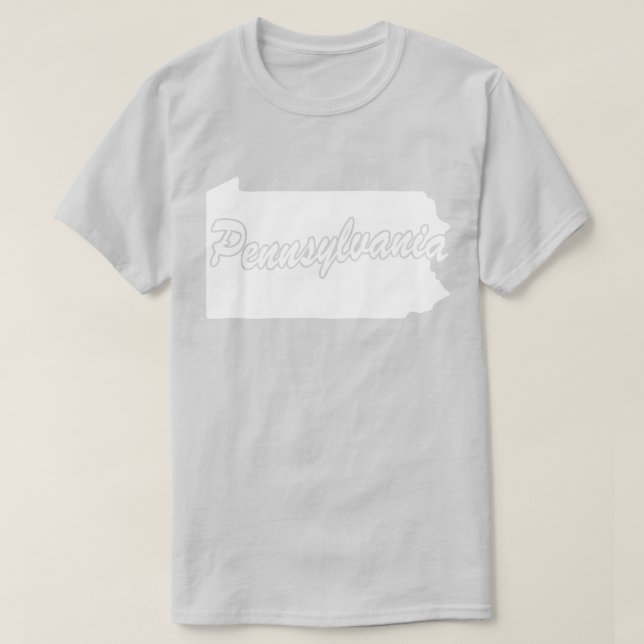 T-shirt État De Pennsylvanie (Design devant)
