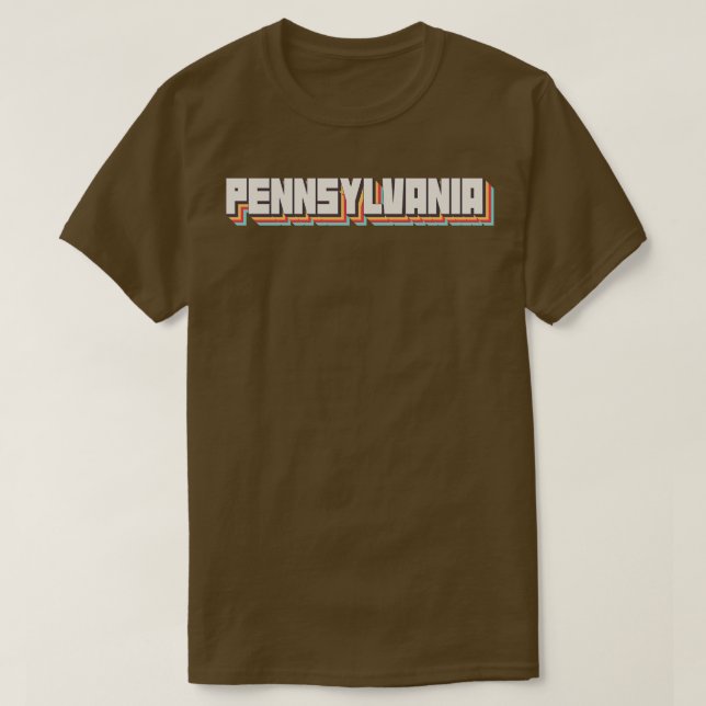 T-shirt État de Pennsylvanie (Design devant)