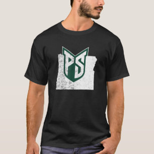 T-shirt État de Portland Université Vikings Forme d'état