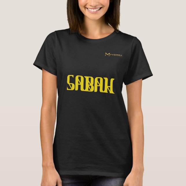 T-shirt État de Sabah (Devant)