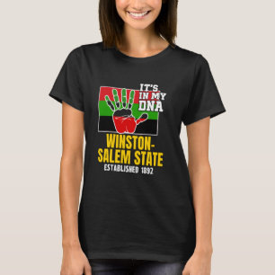 T-shirt État de Winston-Salem, UGS, Drapeau HBCU HBC