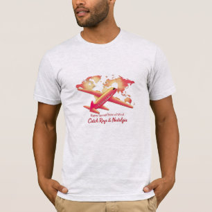 T-shirt État d'esprit de Jetset rétro - Rayons d'accrochag