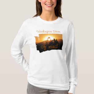 T-shirt État d'esprit de Washington