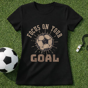 T-shirt État d'esprit Se concentrer sur votre objectif Mot