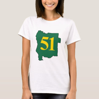 T-shirt État d'état de Jefferson cinquante-et-unième