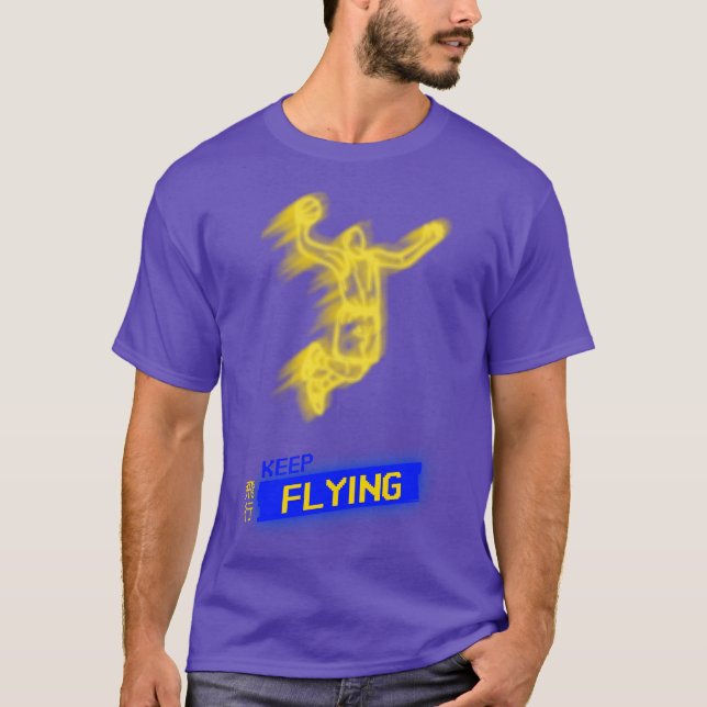 T-shirt État doré de Basketball Dunk (Devant)