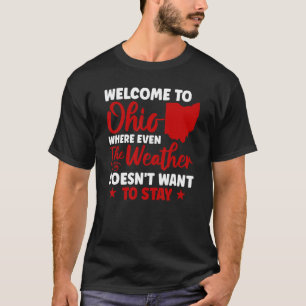 T-shirt État D'Origine De L'Ohio État Bienvenue Dans L'Ohi