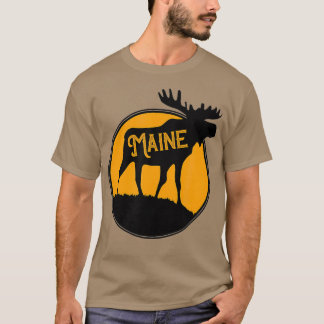 T-shirt État du Maine Moose
